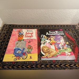 5/$20 Two Vintage Coloring Books Snow White and Animal Friends
